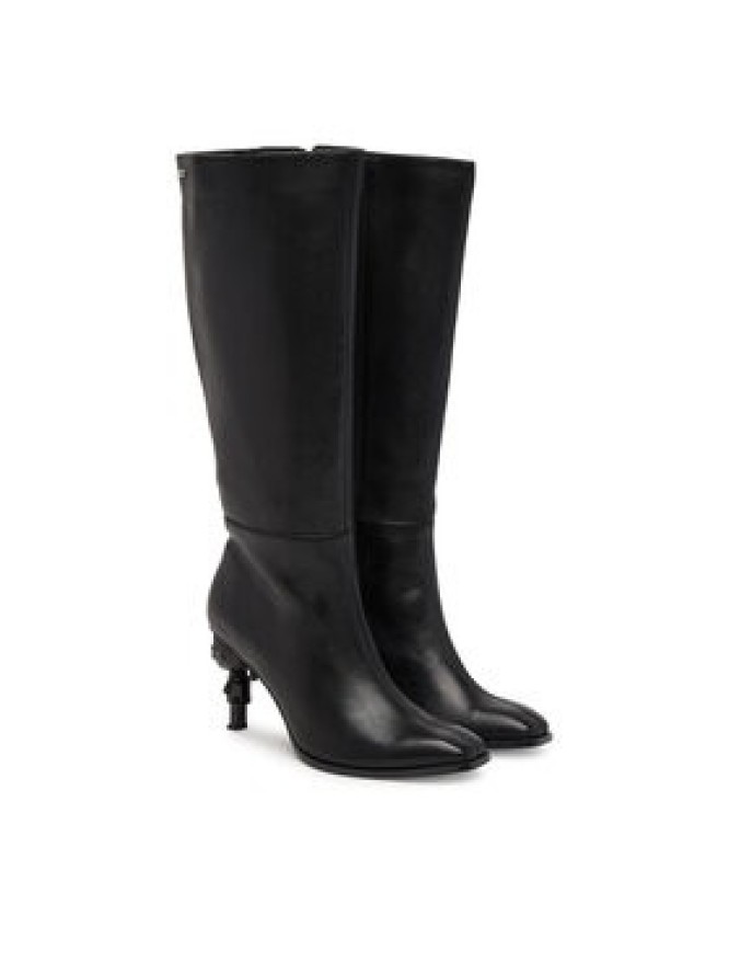 KARL LAGERFELD Kozaki KL39175 Czarny