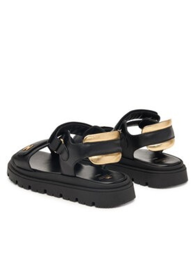 Elisabetta Franchi Sandały F4A2-E0586-1733 Czarny