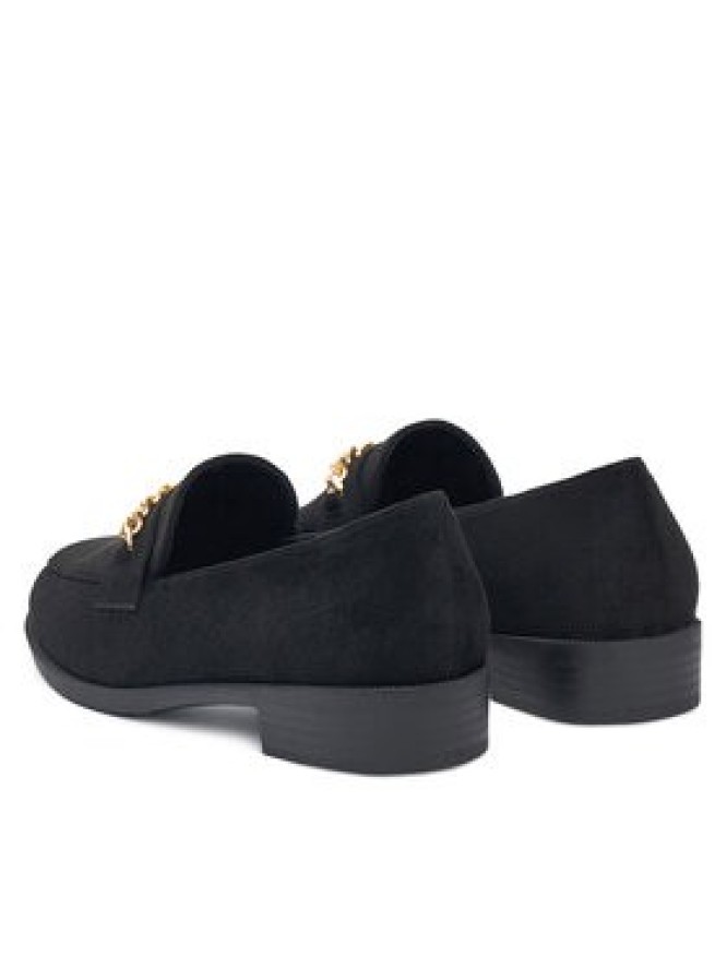 DeeZee Loafersy LE527-14 Czarny