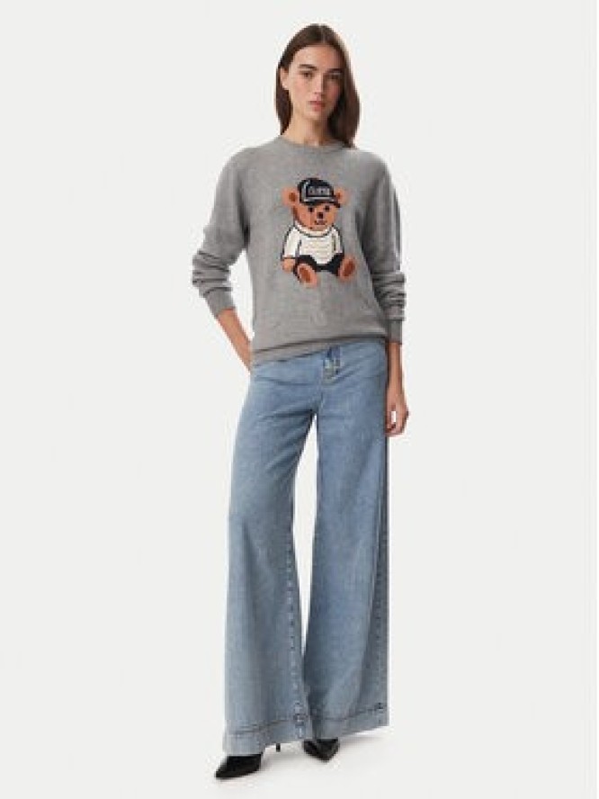 Guess Sweter W6BR84 Z1927 Szary Regular Fit