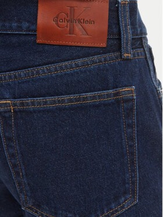 Calvin Klein Jeans Szorty jeansowe LV047F768G Granatowy Slim Fit