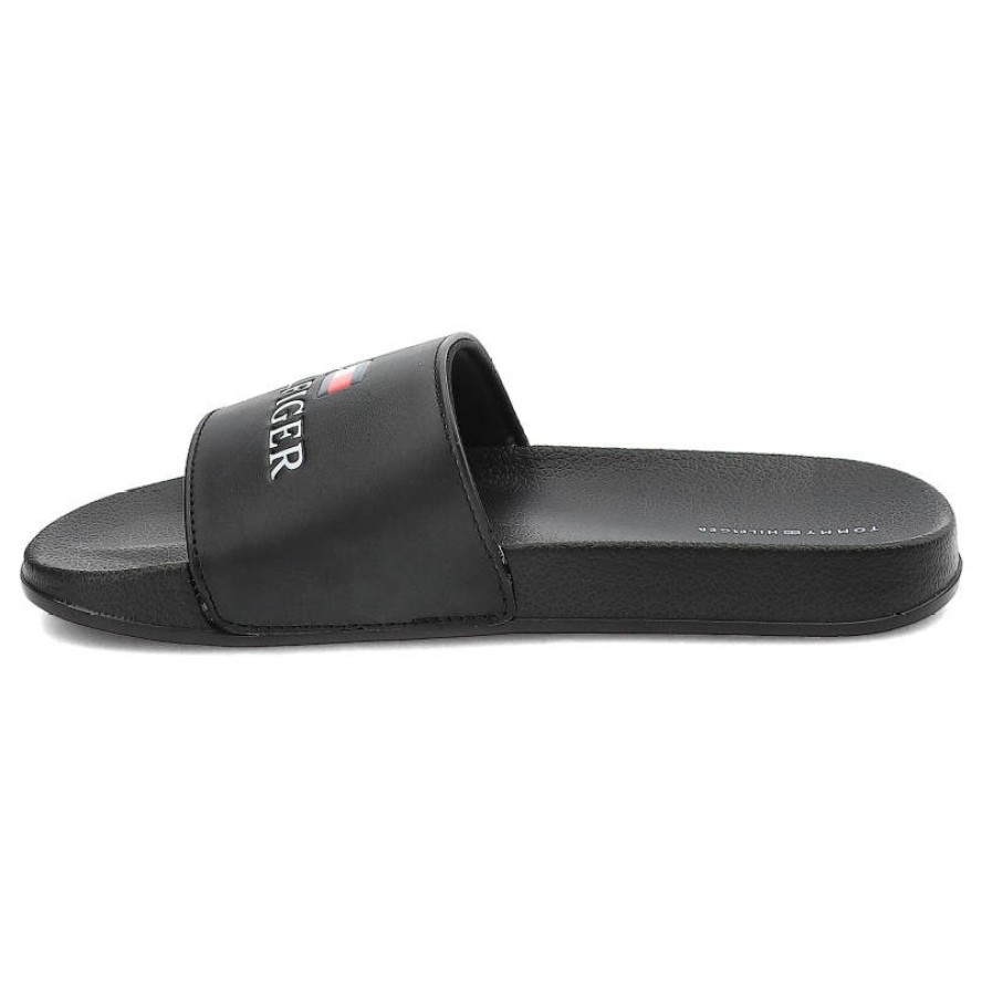 Czarne Klapki Tommy Hilfiger Modne Buty Na Lato