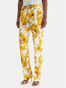 Versace Jeans Couture Spodnie materiałowe 80HAA111 NS756 Biały Regular Fit