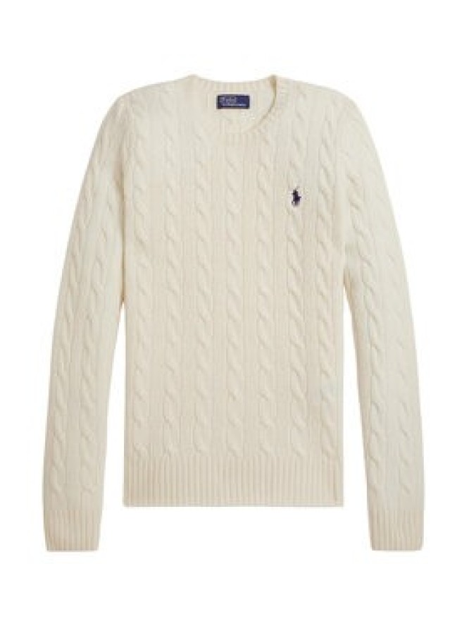 Polo Ralph Lauren Sweter 211971865001 Biały Slim Fit
