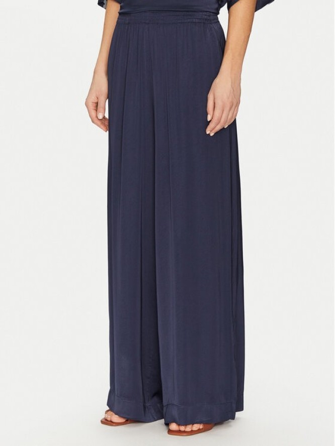 ViCOLO Spodnie materiałowe TD0008 Granatowy Relaxed Fit