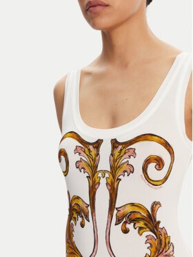 Versace Jeans Couture Sukienka codzienna 78HAO9P6 Biały Slim Fit