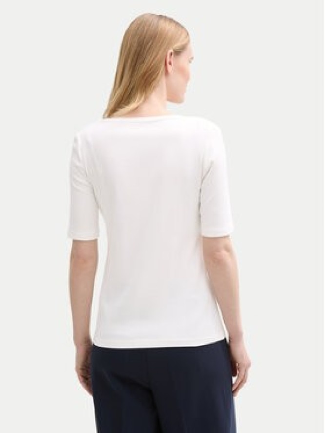 Tom Tailor T-Shirt 1045541 Biały Regular Fit