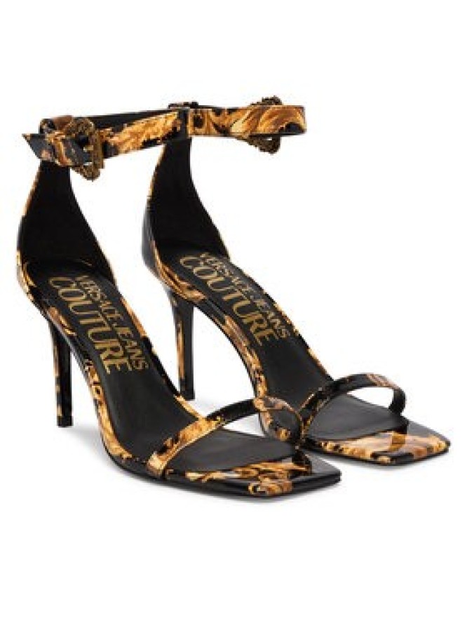 Versace Jeans Couture Sandały 80VA3S76 ZS366 G89 Czarny