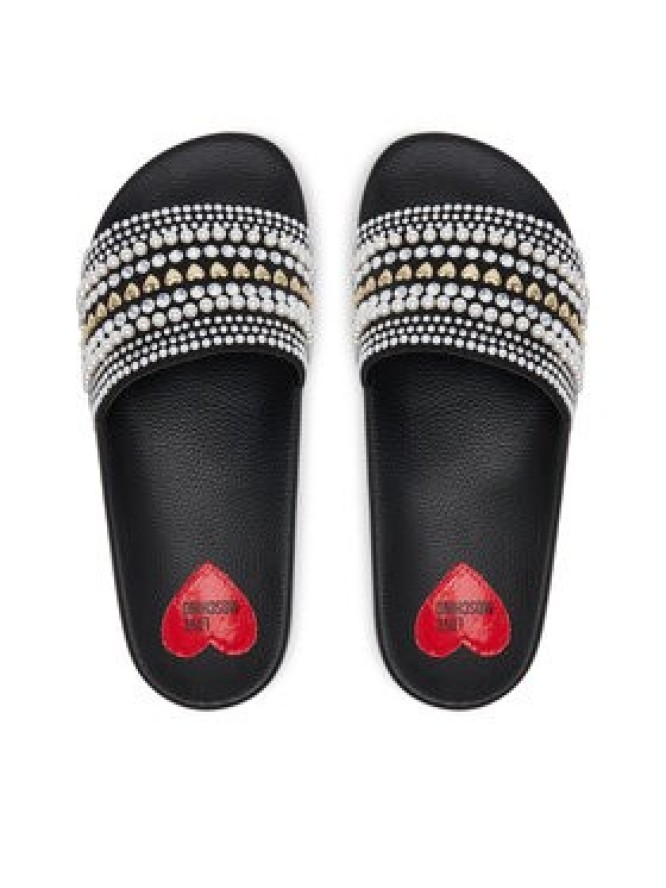 LOVE MOSCHINO Klapki JA28352G0MJAA000 Czarny