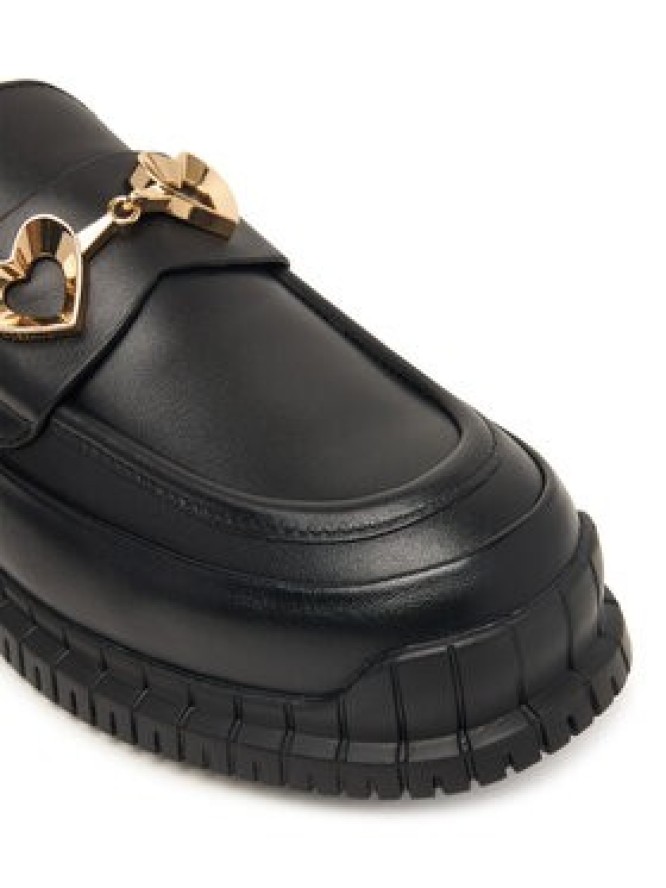 LOVE MOSCHINO Loafersy JA10023G1PIA0000 Czarny