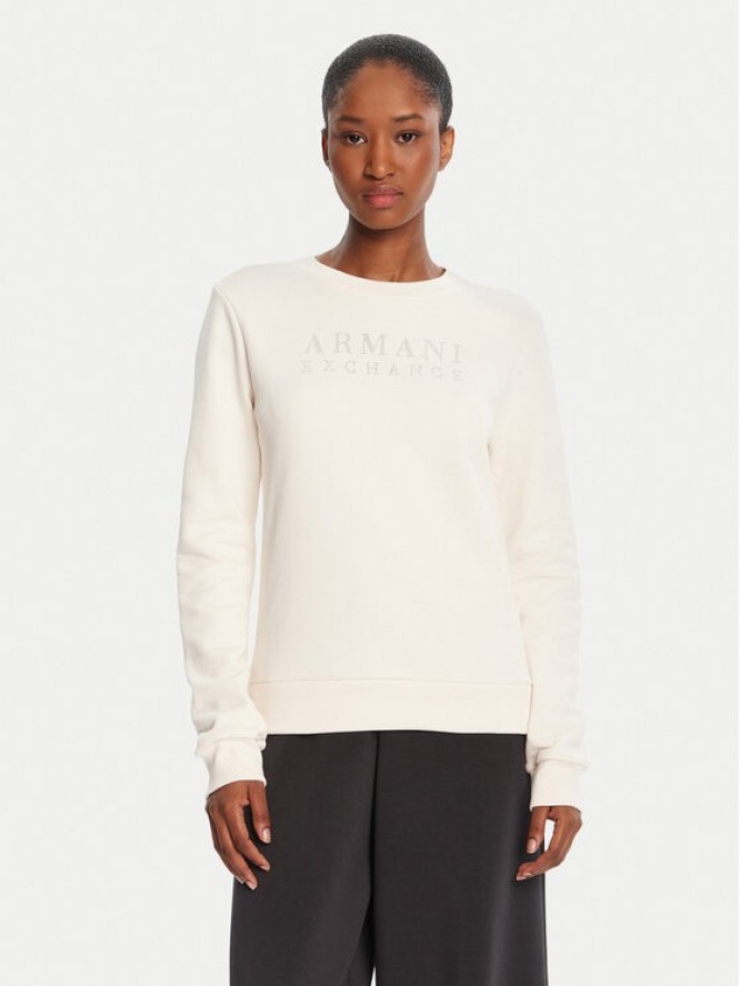 Armani Exchange Bluza XW000985 AF14284 U1003 Écru Regular Fit