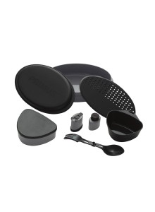 Naczynia Primus Meal Set - graphite/black