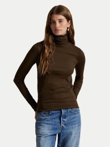 Polo Ralph Lauren Golf 211976982005 Brązowy ciemny Regular Fit