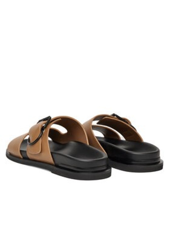 Badura Klapki FLOWER-LT778-93 Brązowy