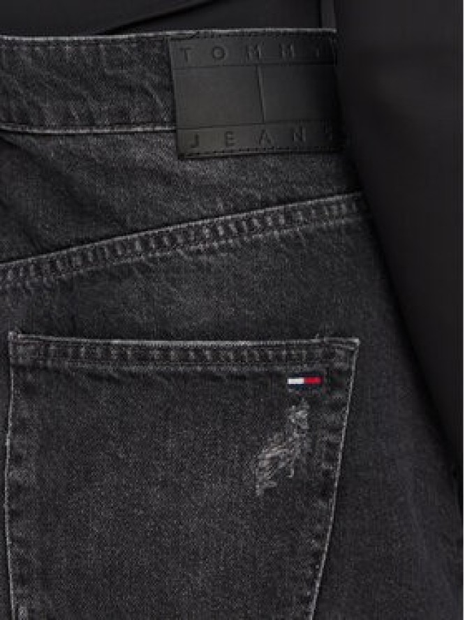 Tommy Jeans Spódnica jeansowa DW0DW22715 Czarny Mom Fit