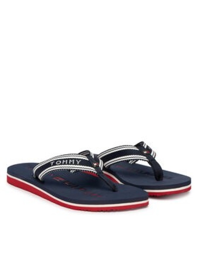 Tommy Hilfiger Japonki Th Webbing Summer Sandal FW0FW09193 Granatowy