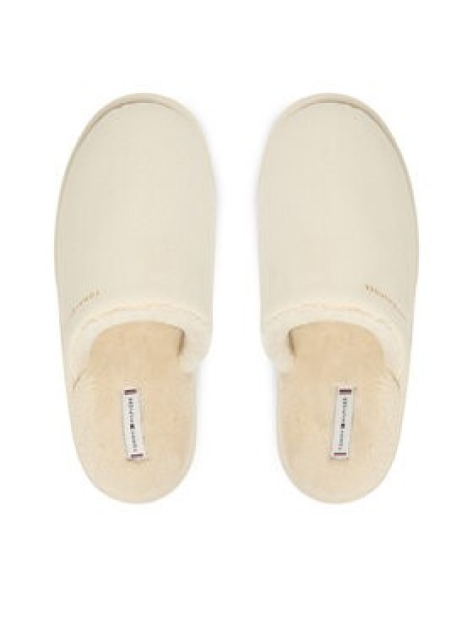 Tommy Hilfiger Kapcie Soft House Shoe FW0FW08853 Biały