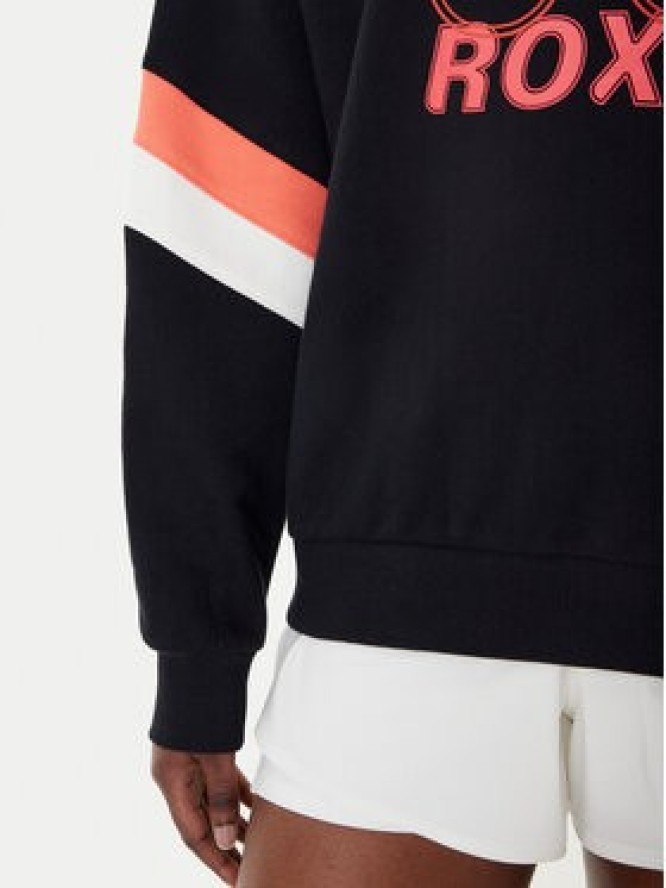 Roxy Bluza Essential Energy ERJFT04994 Czarny Regular Fit