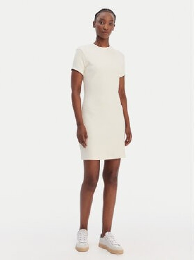 Guess Sukienka codzienna V6GK07 K3002 Écru Regular Fit