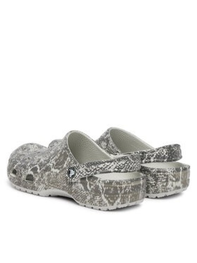 Crocs Klapki Classic Pop Animal Clogs 214153 Szary