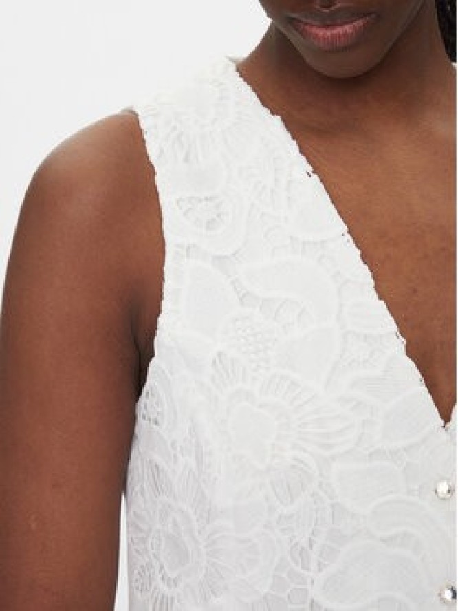 Morgan Kamizelka 242-ONFLEU Biały Regular Fit