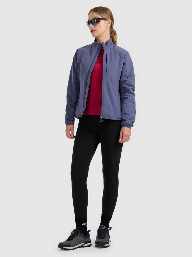 4F Kurtka puchowa trekkingowa z wypełnieniem syntetycznym damska - granatowa XXL