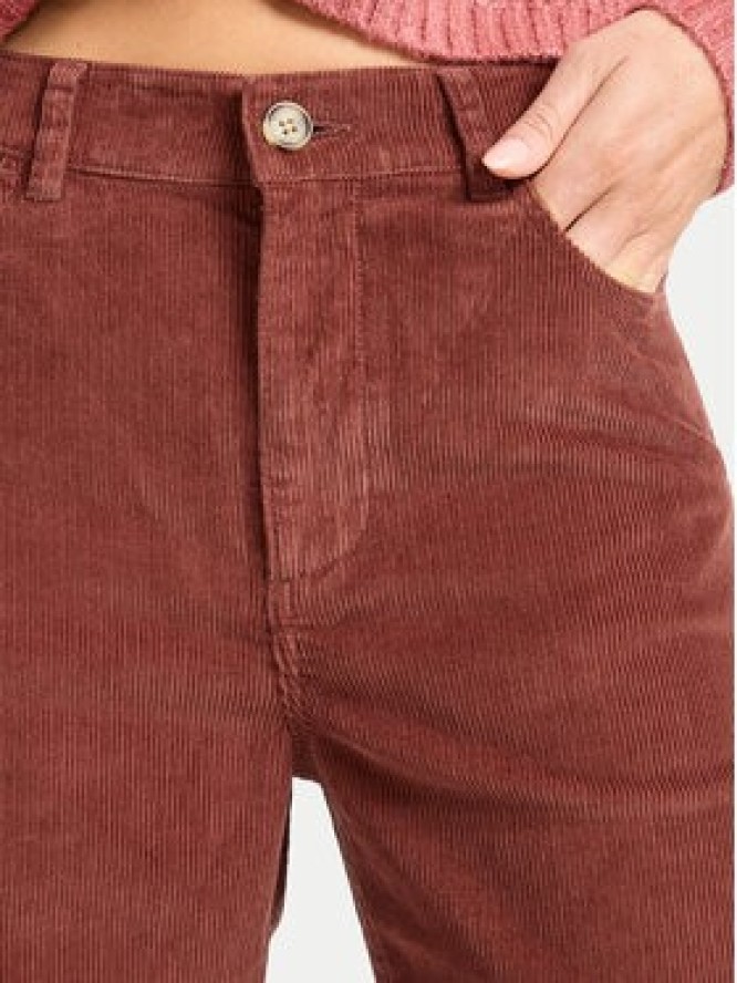 Billabong Spodnie materiałowe Be Free Cord EBJDP03002 Brązowy Wide Leg