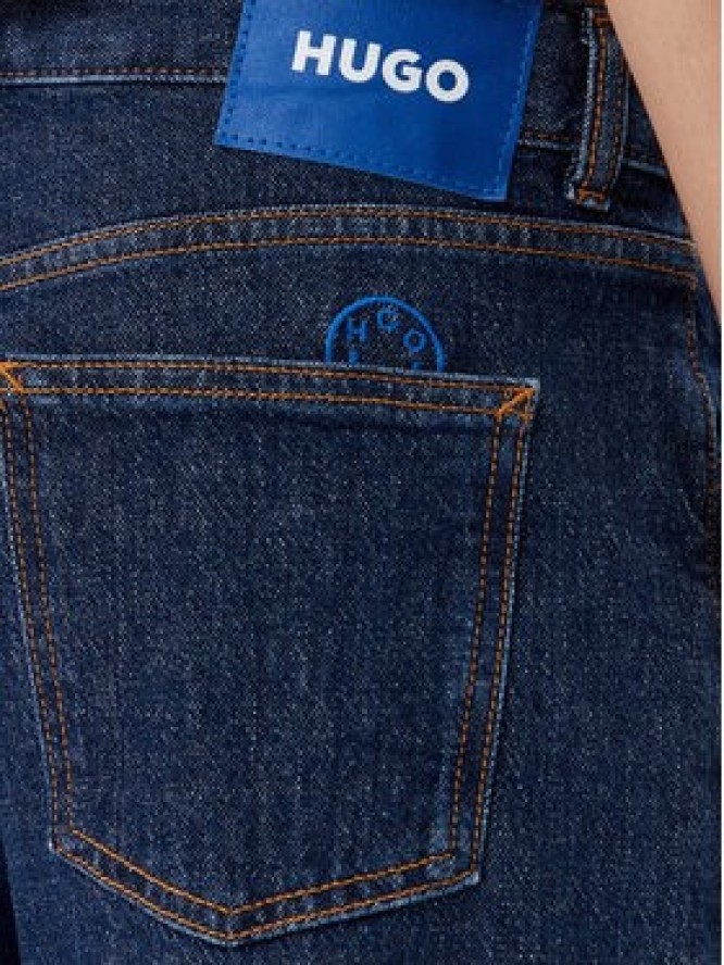 HUGO Jeansy Elyah_B 50520594 Granatowy Straight Fit