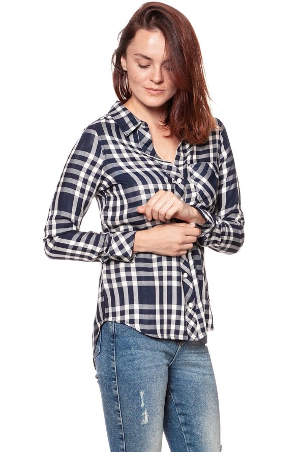 KOSZULA WRANGLER FLUID SHIRT NAVY W5239SL35 112129345