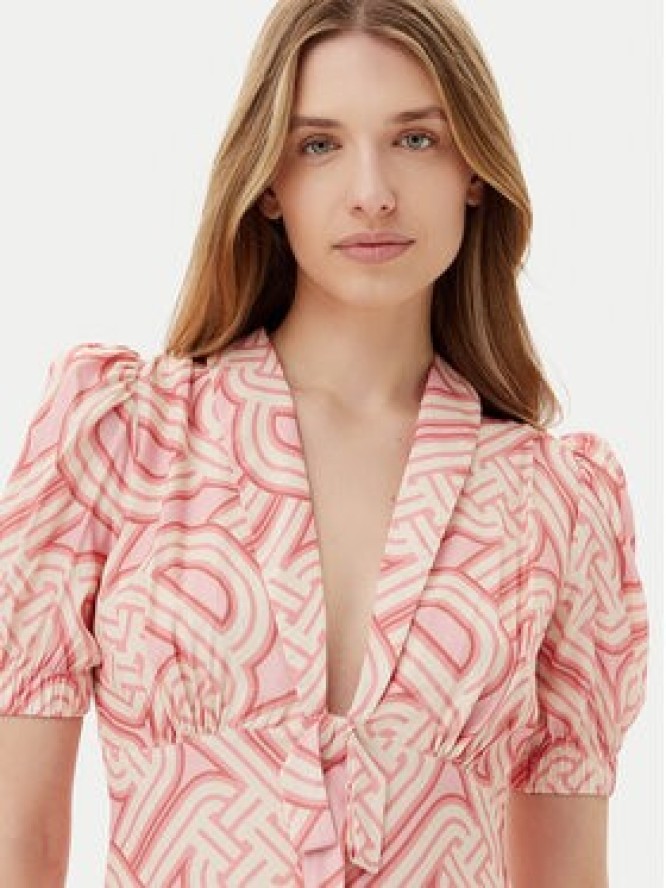 Silvian Heach Sukienka letnia Lapug GPP25364VE Różowy Regular Fit