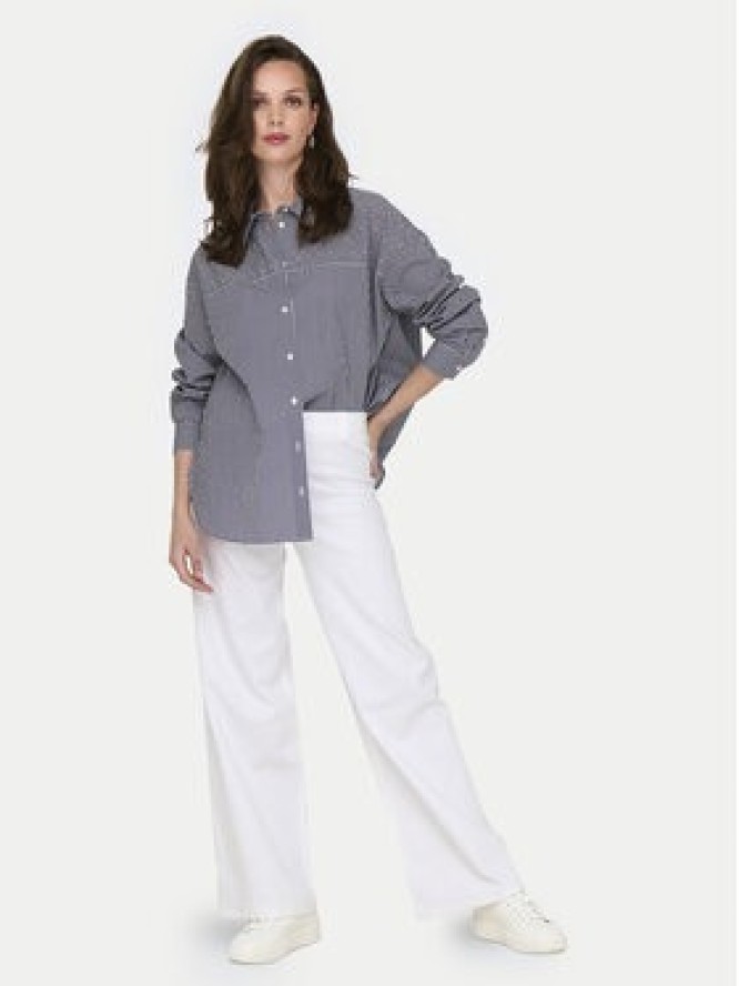 JDY Jeansy Iris 15341269 Biały Wide Leg