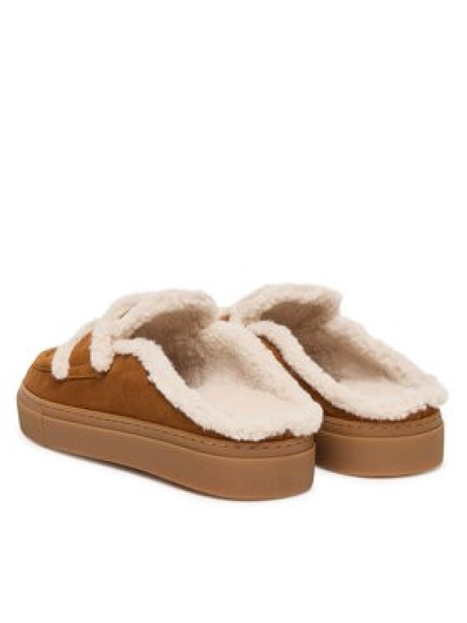 Inuikii Klapki Mule Wool 1004.017.0011 Brązowy