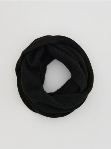 Dzianinowy komin - czarny