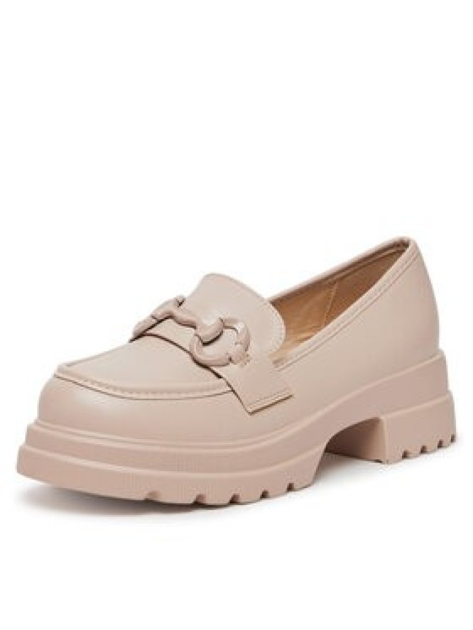 DeeZee Loafersy DFY-18 Beżowy