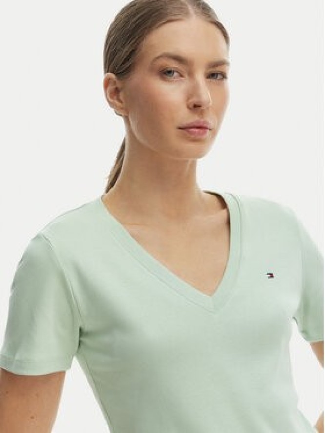 Tommy Hilfiger T-Shirt New Cody WW0WW40584 Zielony Slim Fit