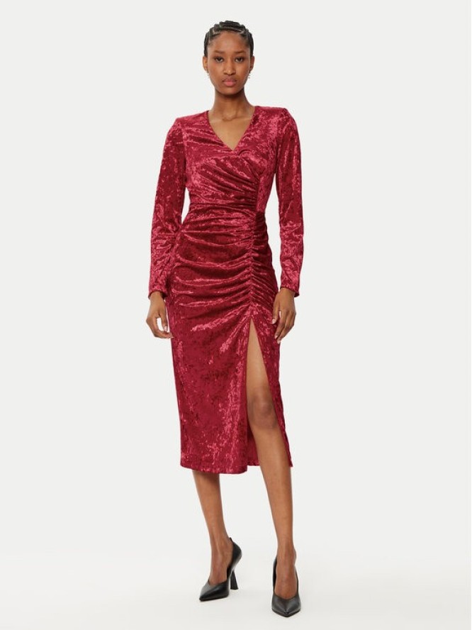 Rinascimento Sukienka koktajlowa CFC0121946003 Czerwony Regular Fit