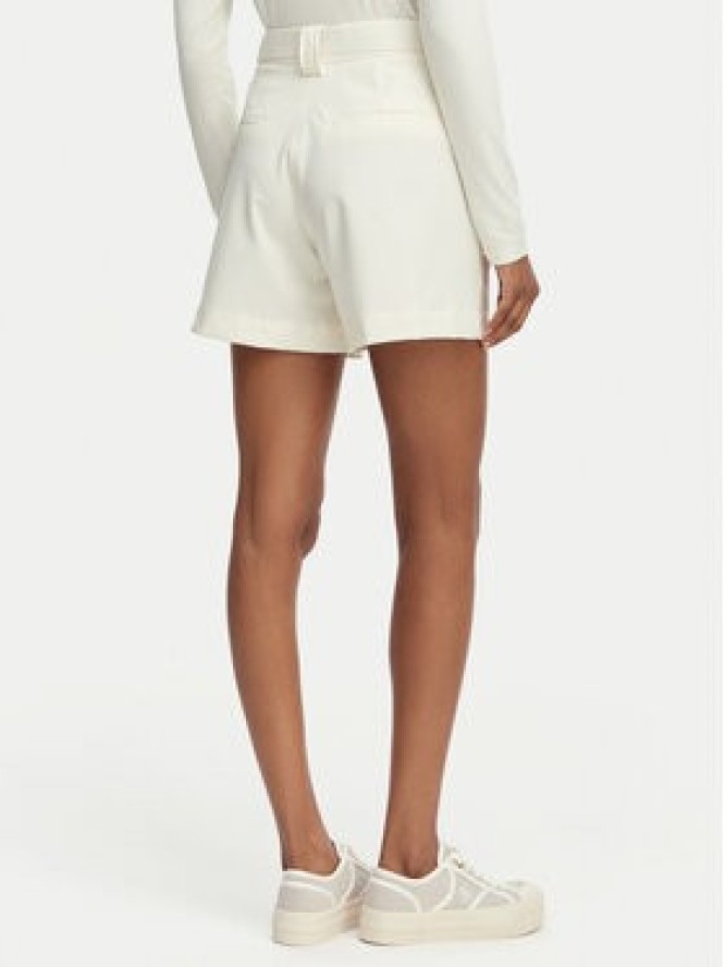 Guess Szorty materiałowe W6GD01 W1415 Kremowy Regular Fit