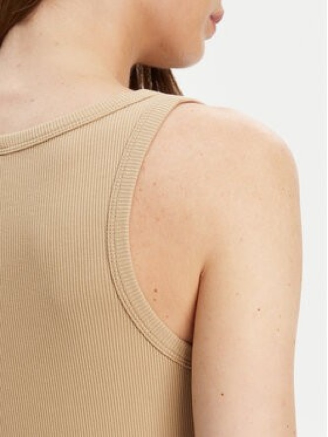 Guess Top V4YP06 K8RT2 Beżowy Regular Fit