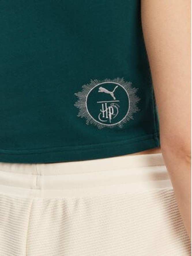 Puma Polo Harry Potter 630097 Zielony Regular Fit