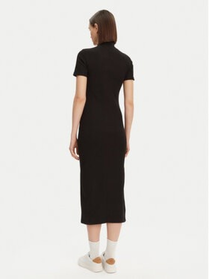 Lacoste Sukienka codzienna EF9622 Czarny Slim Fit