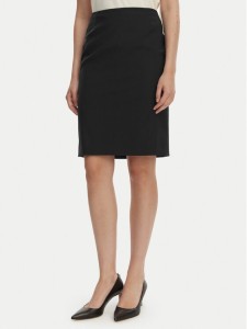Boss Spódnica ołówkowa Vileah 50490036 Granatowy Slim Fit
