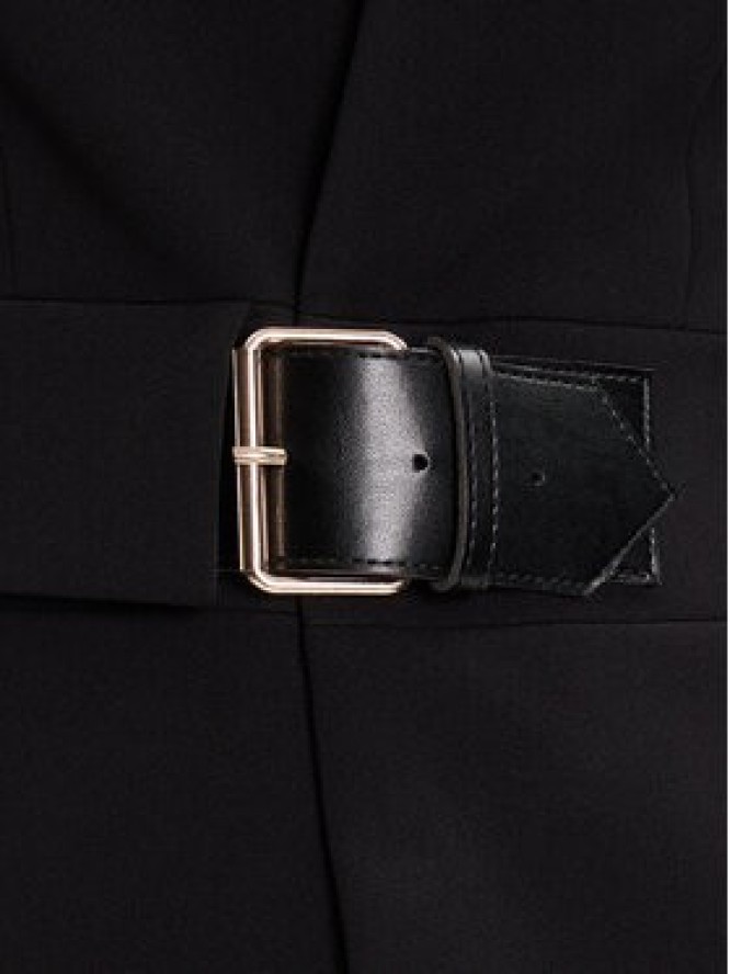 Rinascimento Marynarka CFC0126214003 Czarny Slim Fit