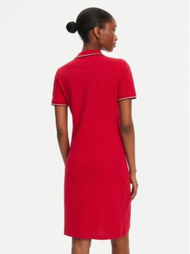 Tommy Hilfiger Sukienka codzienna 1985 WW0WW45740 Czerwony Slim Fit