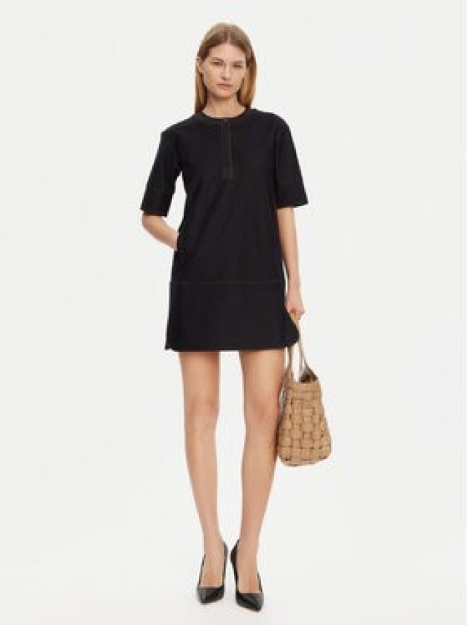 Max Mara Leisure Sukienka jeansowa 2516621017650 Granatowy Regular Fit