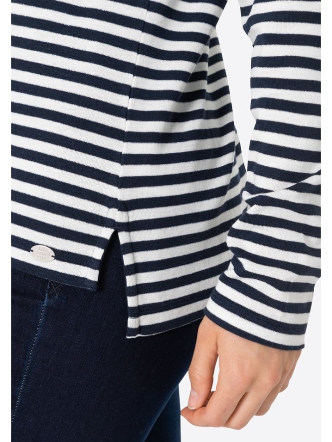 Timezone Koszulka w kolorze biało-granatowym rozmiar: XL