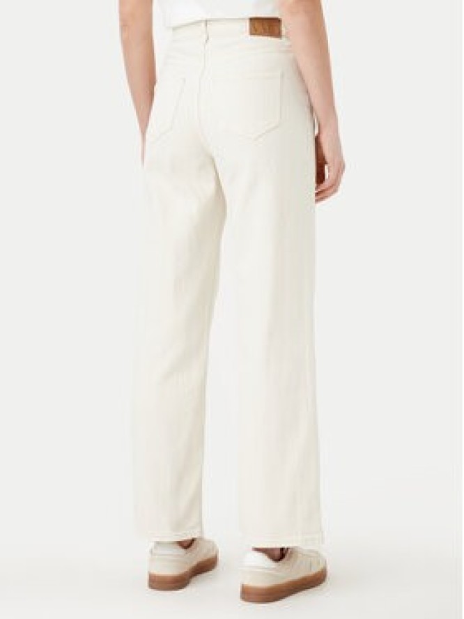 Vero Moda Jeansy Tessa 10287303 Écru Wide Leg