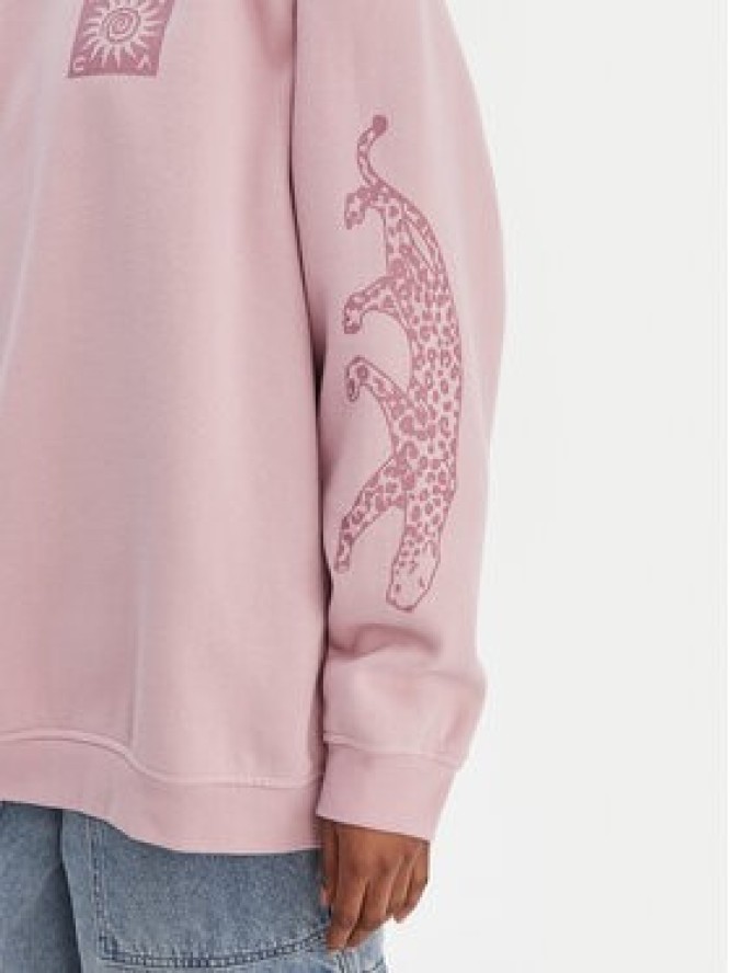 RVCA Bluza 23B463504 Fioletowy Regular Fit