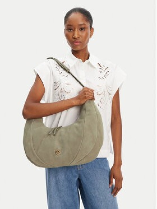 PINKO Torebka Slouchy Hobo Big PE 25 PLTT 104295 A29N Szary