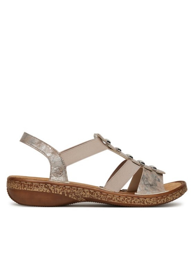 Rieker Sandały CEO-62850-90 Szary