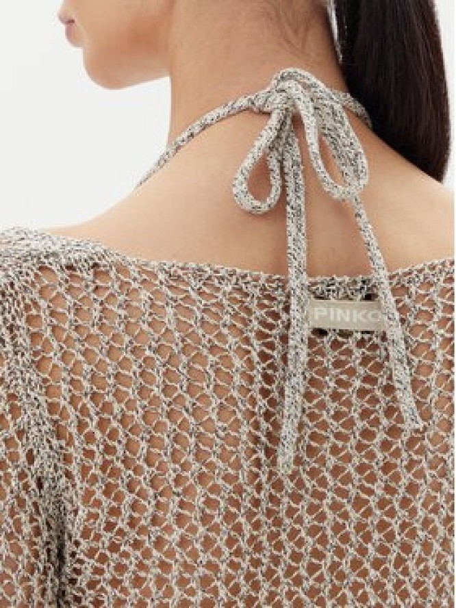 PINKO Sweter Denali 104749 A2FB Szary Regular Fit